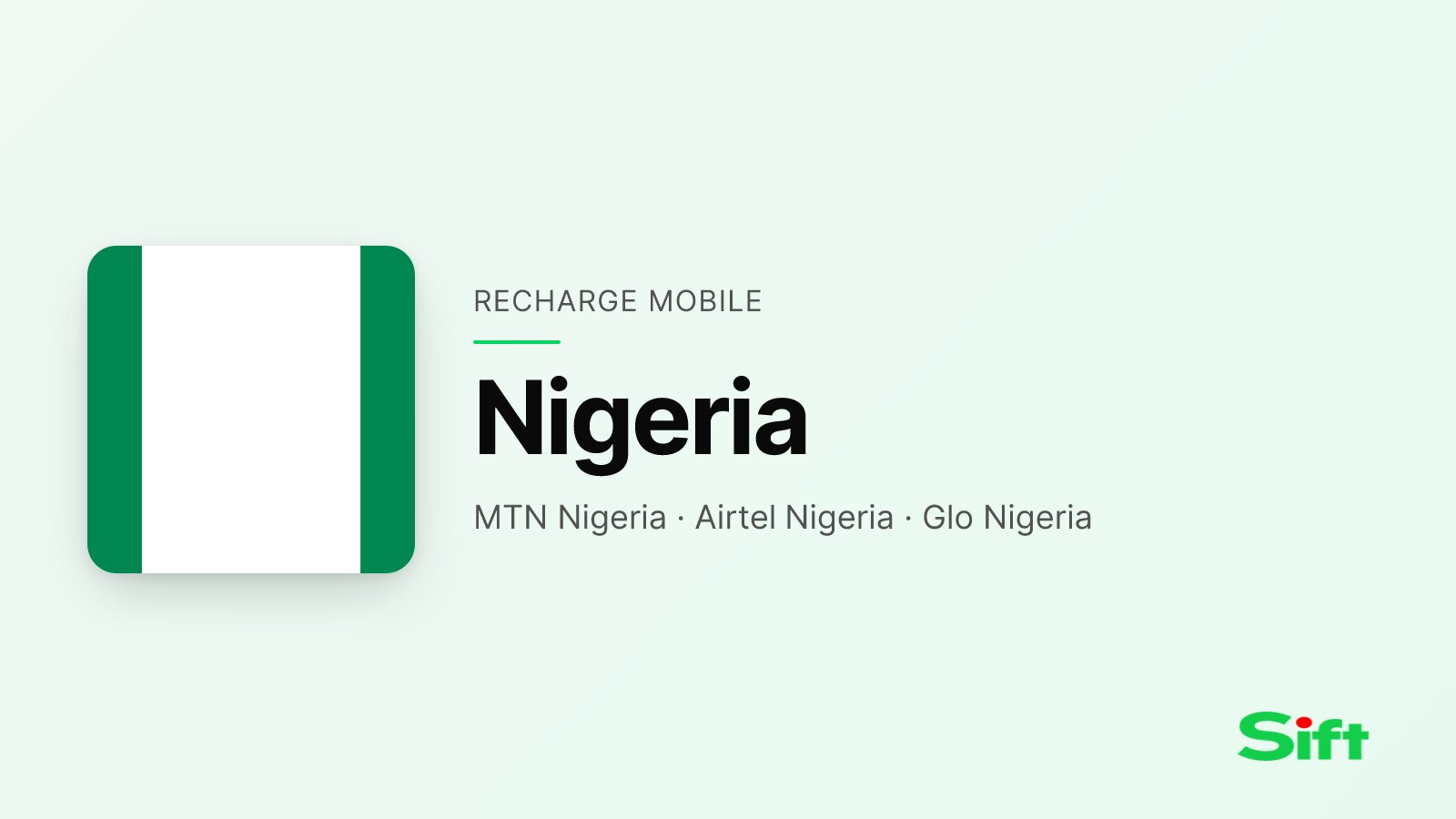Top up a phone in Nigeria from the UK — MTN Nigeria, Airtel Nigeria, Glo Nigeria