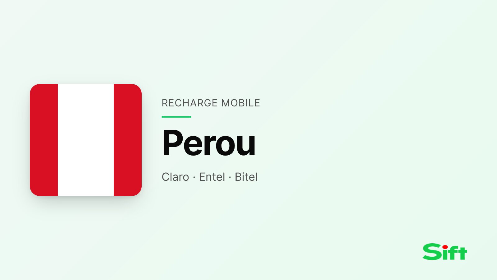 Top up a phone in Peru from the UK — Claro, Entel, Bitel