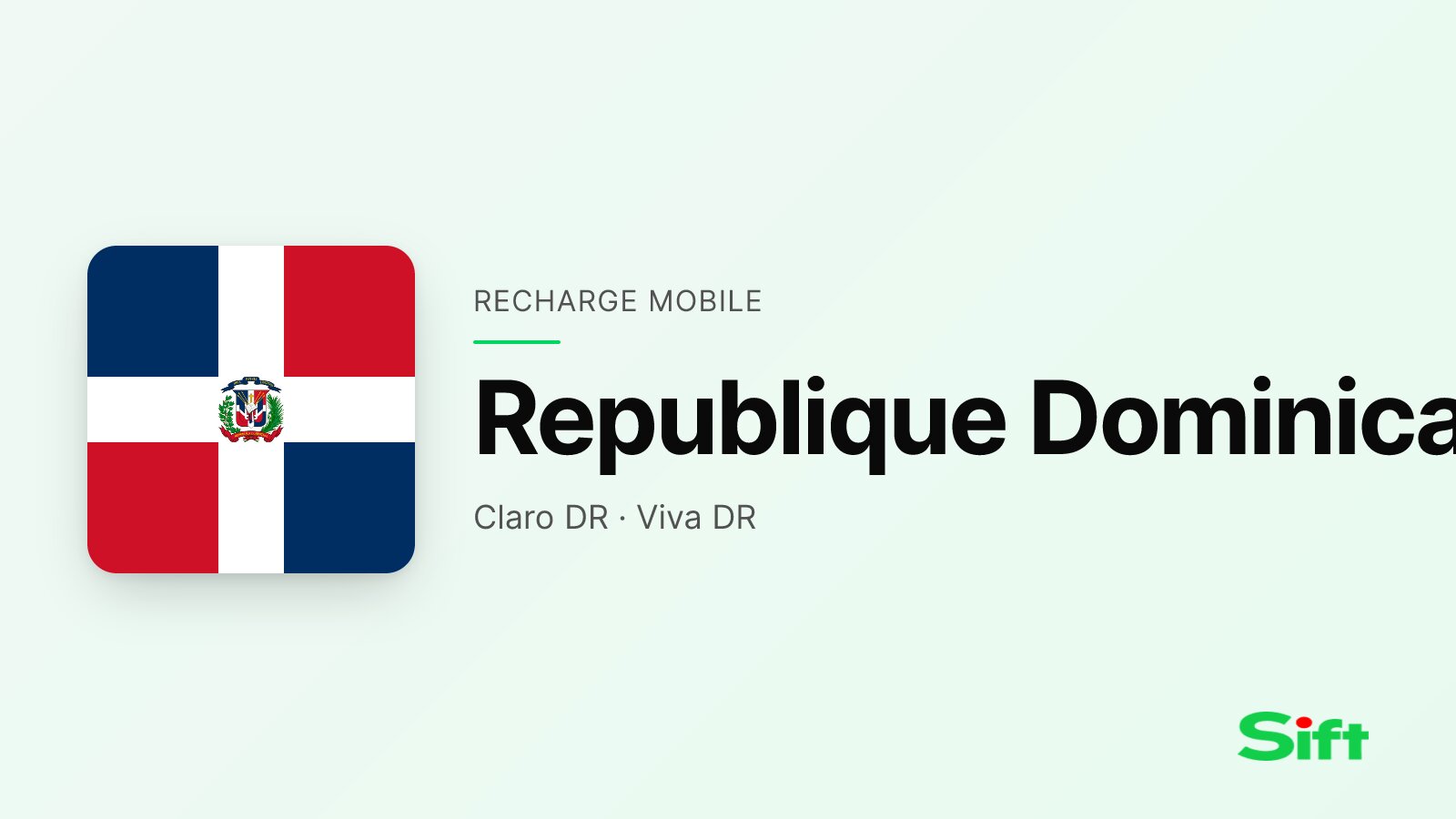 Top up a phone in Dominican Republic from the UK — Claro DR, Viva DR