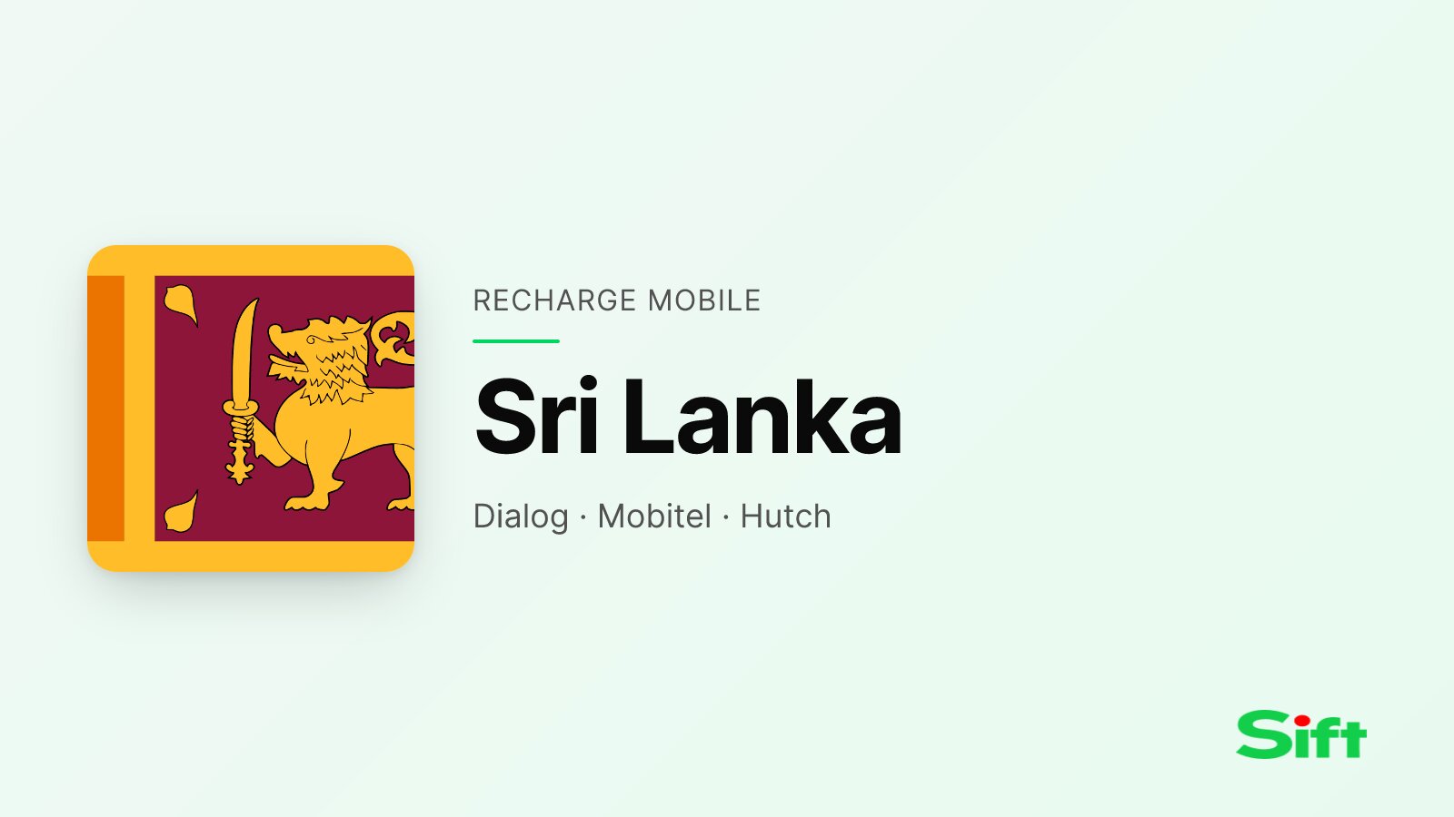 Top up a phone in Sri Lanka from the UK — Dialog, Mobitel, Hutch