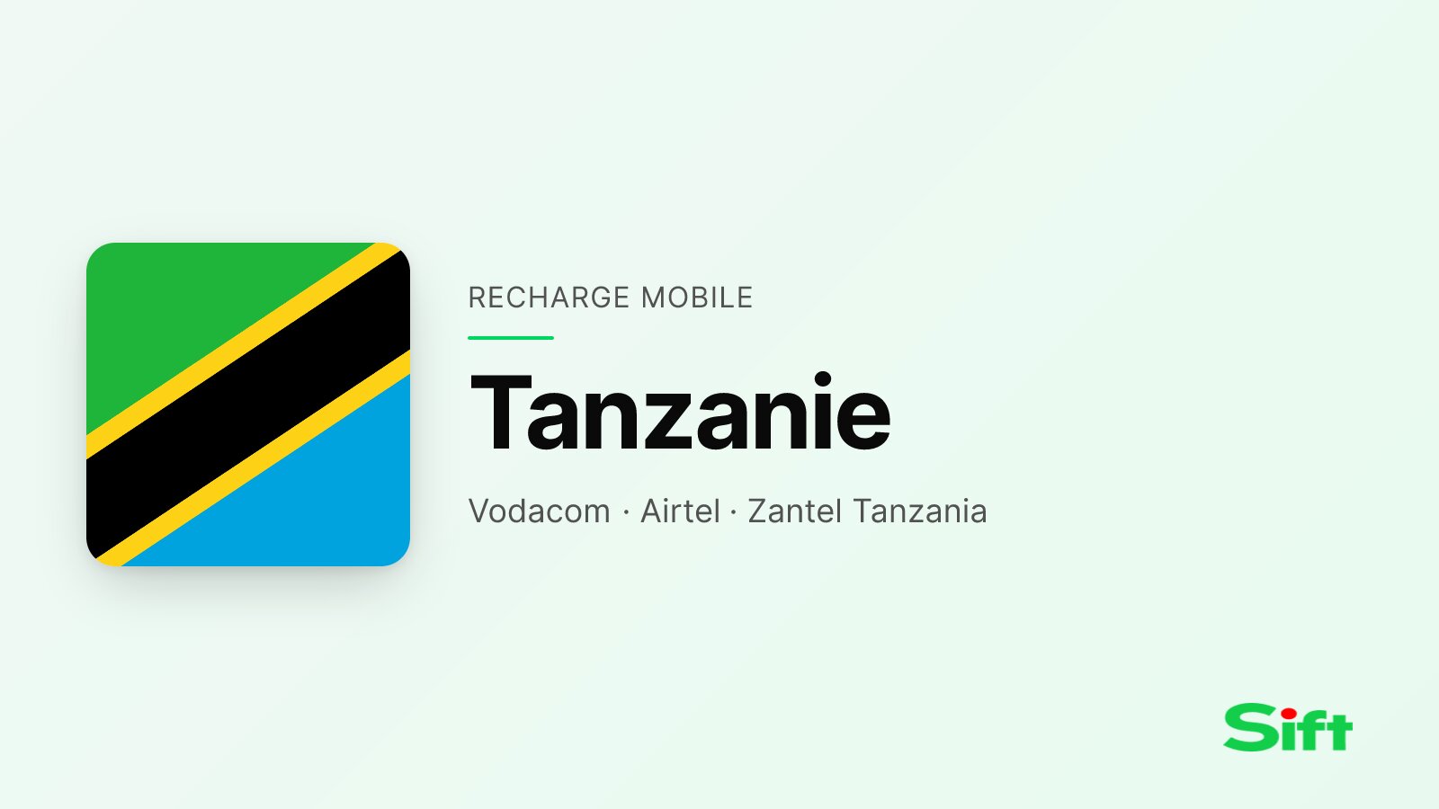 Top up a phone in Tanzania from the UK — Vodacom, Airtel, Zantel Tanzania